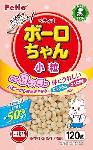ペティオ 体にうれしい ボーロちゃん 小粒 120g